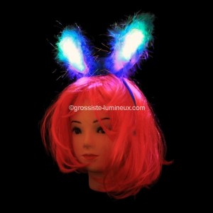 Oreilles de Lapin Lumineuses "Cabaret"
