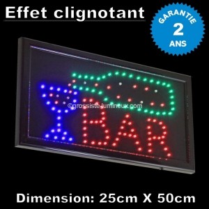 Enseigne Lumineuse "BAR"