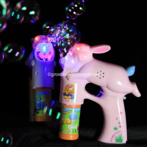 Pistolet &agrave; Bulles Lumineux & Musical