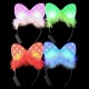 Serre Tête Lumineux "Noeud Papillon foururre"