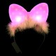 Serre Tête Lumineux "Noeud Papillon foururre"