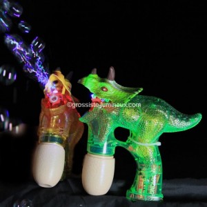 Pistolet &agrave; Bulles Lumineux  "Dino"