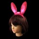 Oreilles de Lapin Lumineuses "Disco"