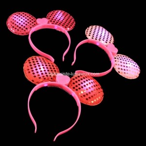 Serre T&ecirc;te  oreilles lumineuse "Disco"