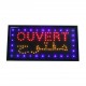 Enseigne Led OUVERT ARABE