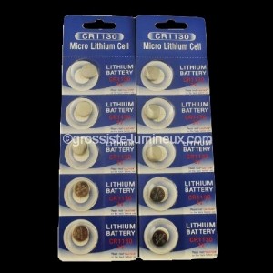 Piles bouton CR1130 (X5)