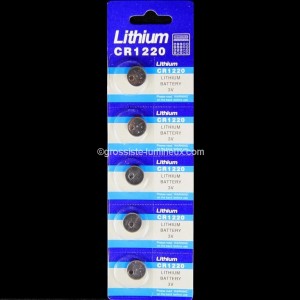 Piles bouton CR1220 (X5)