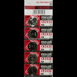 Piles bouton CR2430 (X5)