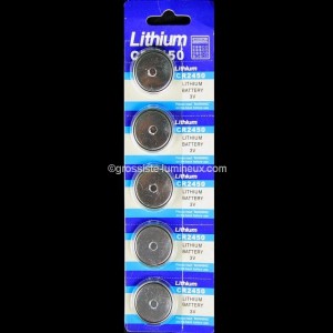 Piles bouton CR2450 (X5)
