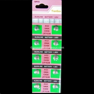 Piles bouton AG2 (X10)