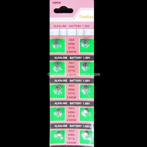 Piles bouton AG4 (X10)